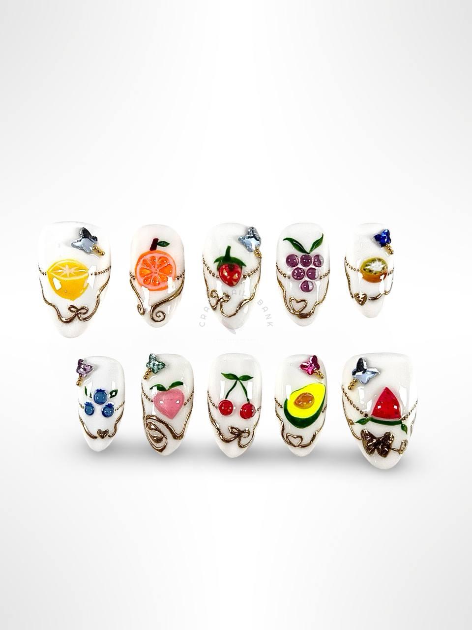 Fruity Charm - Press On Nails