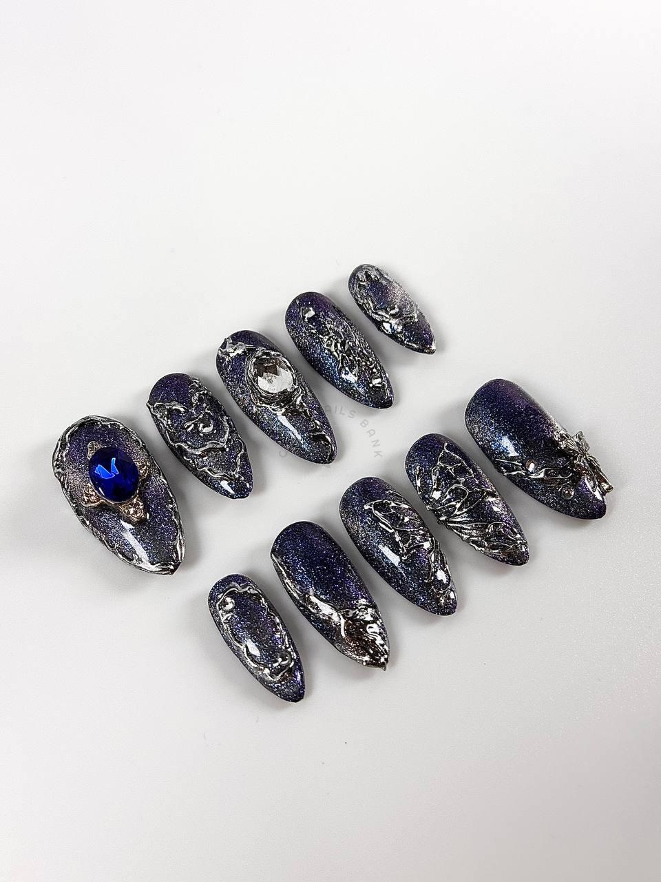 Starlit Majesty - Press On Nails